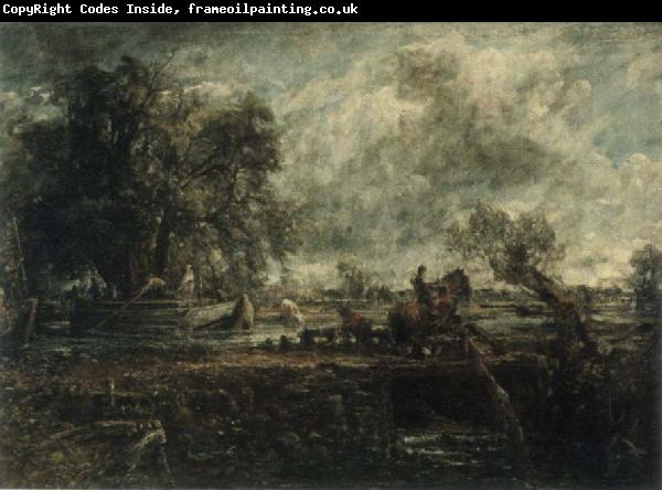 John Constable A Study for The Leaping Horse